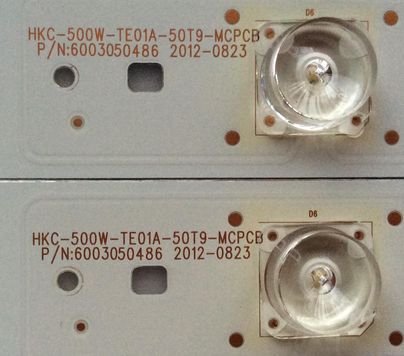 KIT DE LED PARA TV / HAIER HK500WLEDM-CH04H / V500HK1-PS1 / HKC-500W-TE01A-50T9-MCPCB / 6003050486 / MODELO LE50H3280 - Imagen 3